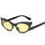 Fashion Solid Color Ac Cat Eye Diamond Full Frame Women's Sunglasses