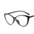 Fashion Solid Color Ac Cat Eye Full Frame Optical Glasses