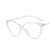 Fashion Solid Color Ac Cat Eye Full Frame Optical Glasses