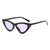 Fashion Solid Color Ac Cat Eye Full Frame Women's Sunglasses