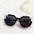 Fashion Solid Color Ac Cat Eye Full Frame Women's Sunglasses