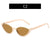 Fashion Solid Color Ac Cat Eye Half Frame Women's Sunglasses