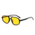 Fashion Solid Color Ac Oval Frame Full Frame Women's Sunglasses