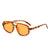 Fashion Solid Color Ac Oval Frame Full Frame Women's Sunglasses