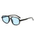 Fashion Solid Color Ac Oval Frame Full Frame Women's Sunglasses