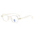 Fashion Solid Color Ac Polygon Full Frame Men's Sunglasses