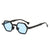 Fashion Solid Color Ac Polygon Full Frame Men's Sunglasses