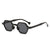 Fashion Solid Color Ac Polygon Full Frame Men's Sunglasses