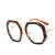 Fashion Solid Color Ac Polygon Full Frame Optical Glasses