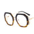 Fashion Solid Color Ac Polygon Full Frame Optical Glasses