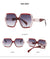 Fashion Solid Color Ac Polygon Full Frame Women's Sunglasses