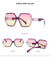 Fashion Solid Color Ac Polygon Full Frame Women's Sunglasses