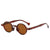 Fashion Solid Color Ac Round Frame Full Frame Men's Sunglasses