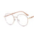 Fashion Solid Color Ac Round Frame Full Frame Optical Glasses