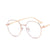 Fashion Solid Color Ac Round Frame Full Frame Optical Glasses