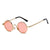 Fashion Solid Color Ac Round Frame Full Frame Women's Sunglasses