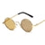 Fashion Solid Color Ac Round Frame Full Frame Women's Sunglasses