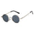 Fashion Solid Color Ac Round Frame Full Frame Women's Sunglasses