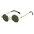 Fashion Solid Color Ac Round Frame Full Frame Women's Sunglasses