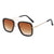 Fashion Solid Color Ac Square Full Frame Kids Sunglasses