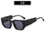 Fashion Solid Color Ac Square Full Frame Men's Sunglasses