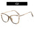 Fashion Solid Color Ac Square Full Frame Optical Glasses