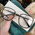 Fashion Solid Color Ac Square Full Frame Optical Glasses