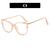 Fashion Solid Color Ac Square Full Frame Optical Glasses