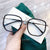 Fashion Solid Color Ac Square Full Frame Optical Glasses