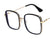 Fashion Solid Color Ac Square Full Frame Optical Glasses