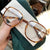 Fashion Solid Color Ac Square Full Frame Optical Glasses