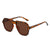 Fashion Solid Color Ac Square Full Frame Women's Sunglasses