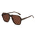 Fashion Solid Color Ac Square Full Frame Women's Sunglasses