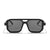 Fashion Solid Color Ac Square Full Frame Women's Sunglasses