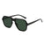 Fashion Solid Color Ac Square Full Frame Women's Sunglasses