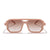 Fashion Solid Color Ac Square Full Frame Women's Sunglasses