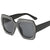 Fashion Solid Color Ac Square Rhinestone Full Frame Men's Sunglasses