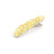 Fashion Solid Color Alloy Natural Stone Hair Clip 1 Piece