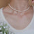 Fashion Solid Color Alloy Pearl Irregular Necklace 1 Piece