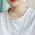 Fashion Solid Color Alloy Pearl Irregular Necklace 1 Piece