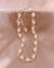 Fashion Solid Color Alloy Pearl Irregular Necklace 1 Piece