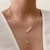 Fashion Solid Color Alloy Pearl Irregular Necklace 1 Piece