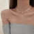 Fashion Solid Color Alloy Pearl Irregular Necklace 1 Piece