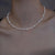 Fashion Solid Color Alloy Pearl Irregular Necklace 1 Piece