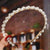 Fashion Solid Color Artificial Pearl Hair Band 1 Piece