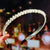 Fashion Solid Color Artificial Pearl Hair Band 1 Piece