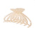 Fashion Solid Color Arylic Stoving Varnish Hair Claws