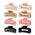 Fashion Solid Color Arylic Stoving Varnish Hair Claws