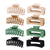 Fashion Solid Color Arylic Stoving Varnish Hair Claws