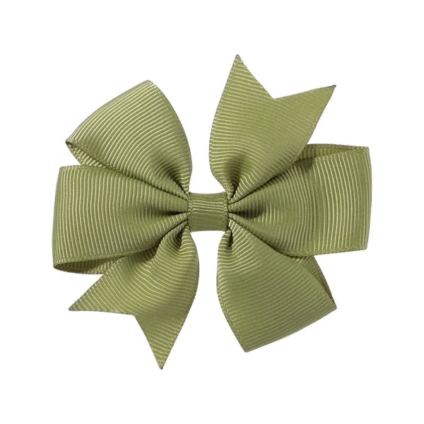 Fashion Solid Color Bow Knot Cloth Hair Clip 1 Piece